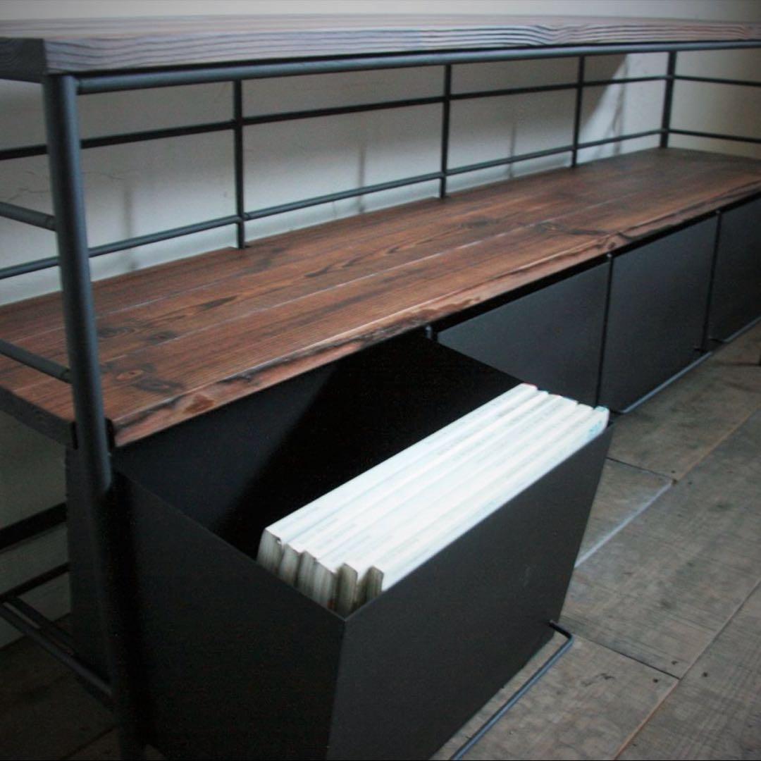 アイアンのドロワーシェルフ EARL アール