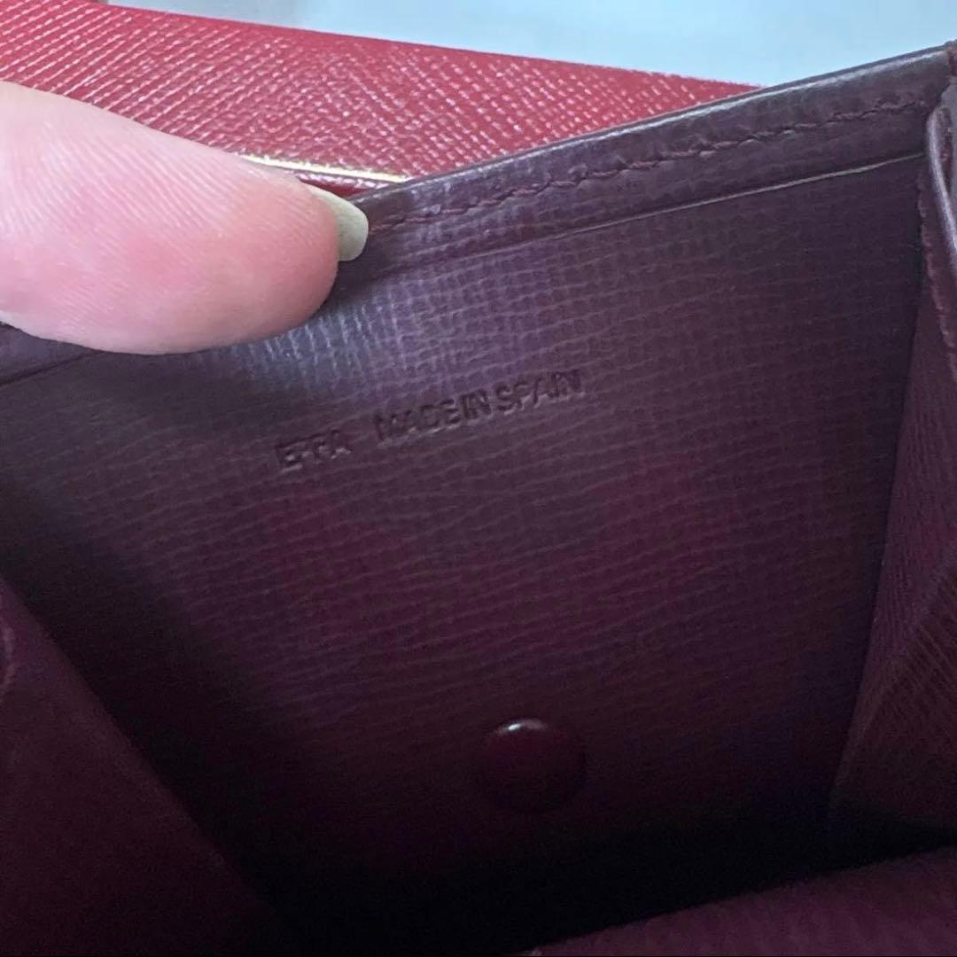 Cartier カルティエ ボルドー スクエア型 ケース 小銭入れ