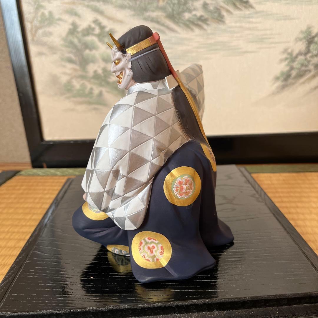 博多人形　能「葵の上」　一春作