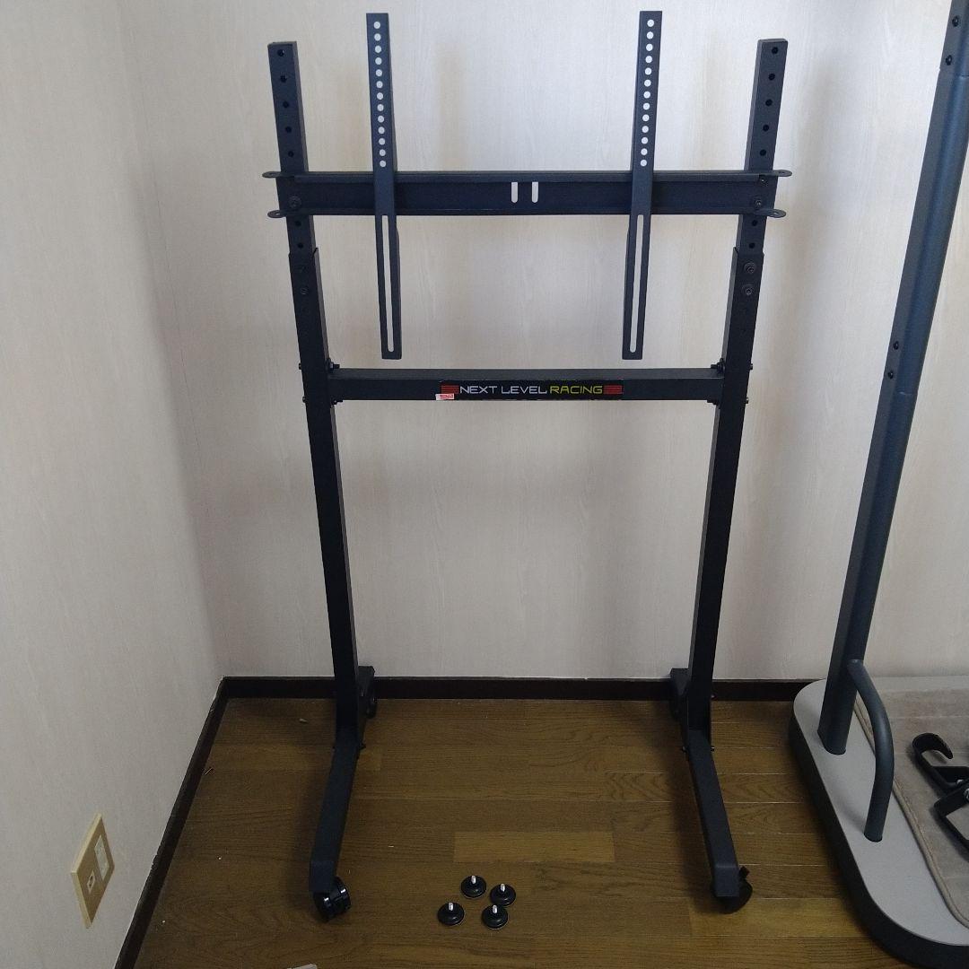 NEXT LEVEL RACING テレビスタンド ブラック