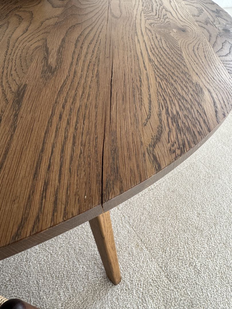 【吉原】unico ウニコADDAY ラウンドダイニングテーブル