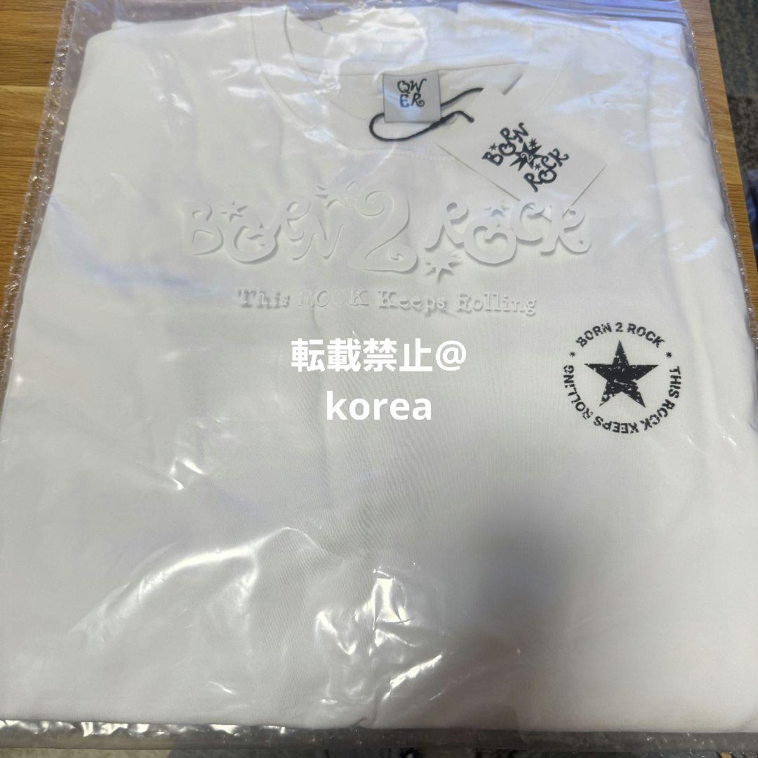 qwer 新品未開封 t-shirt ポップアップ tシャツ ivory