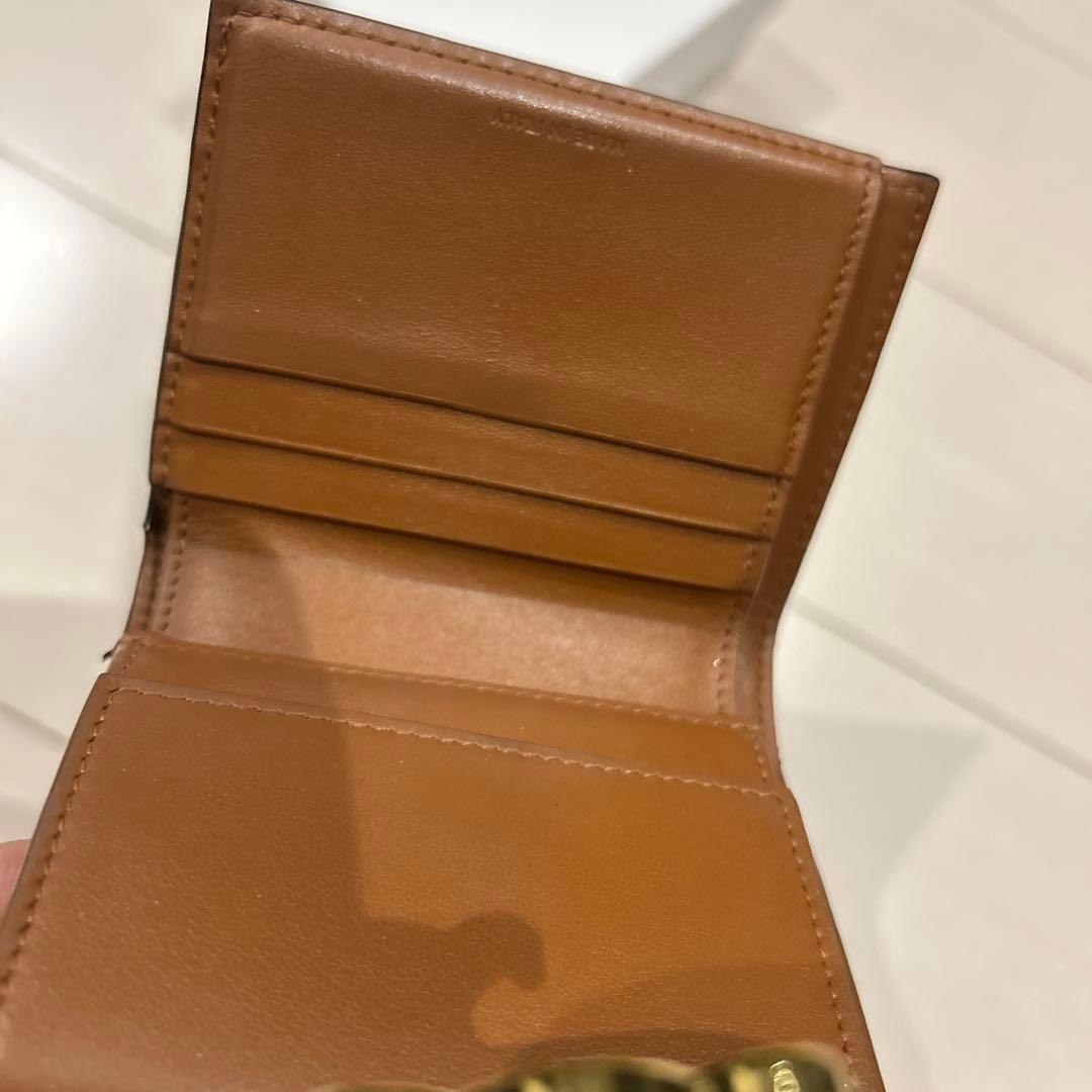 CELINE セリーヌ マカダム 総柄 トリオンフ 三つ折り財布