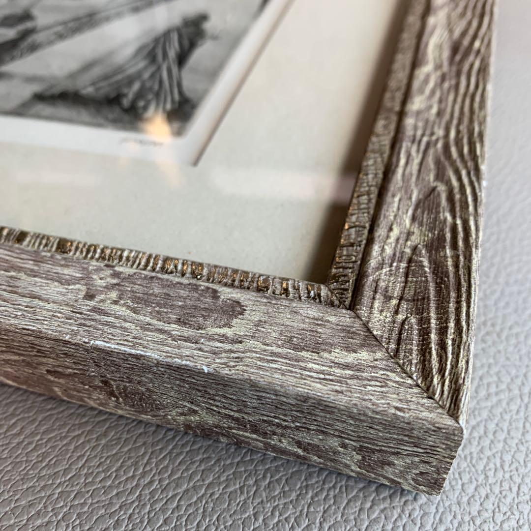 「回廊の出来事」 木村遥名 エッチング 額装 ed no.4/30