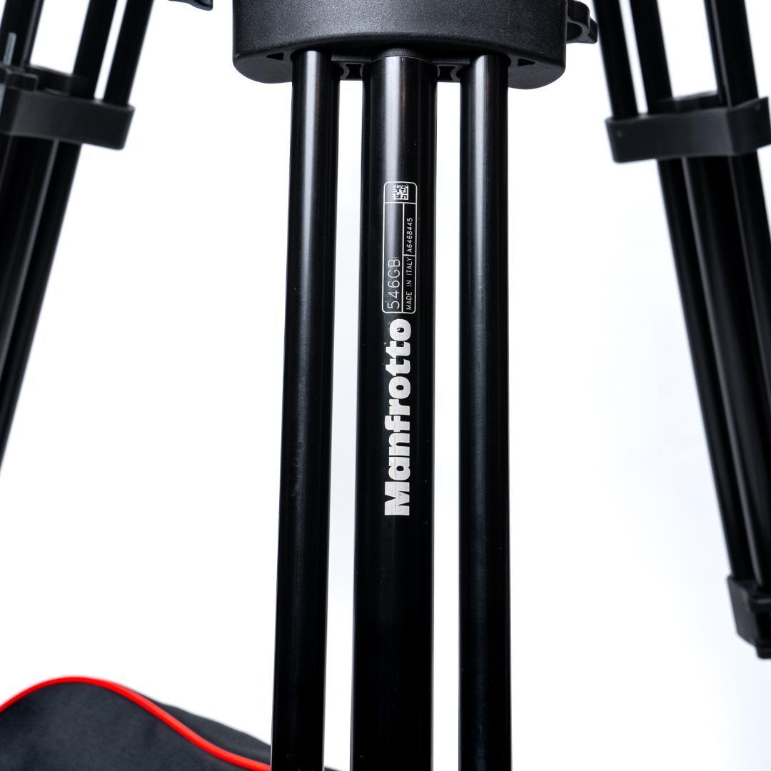 美品 Manfrotto MVH502A 546GB-1 ビデオキットツインGS