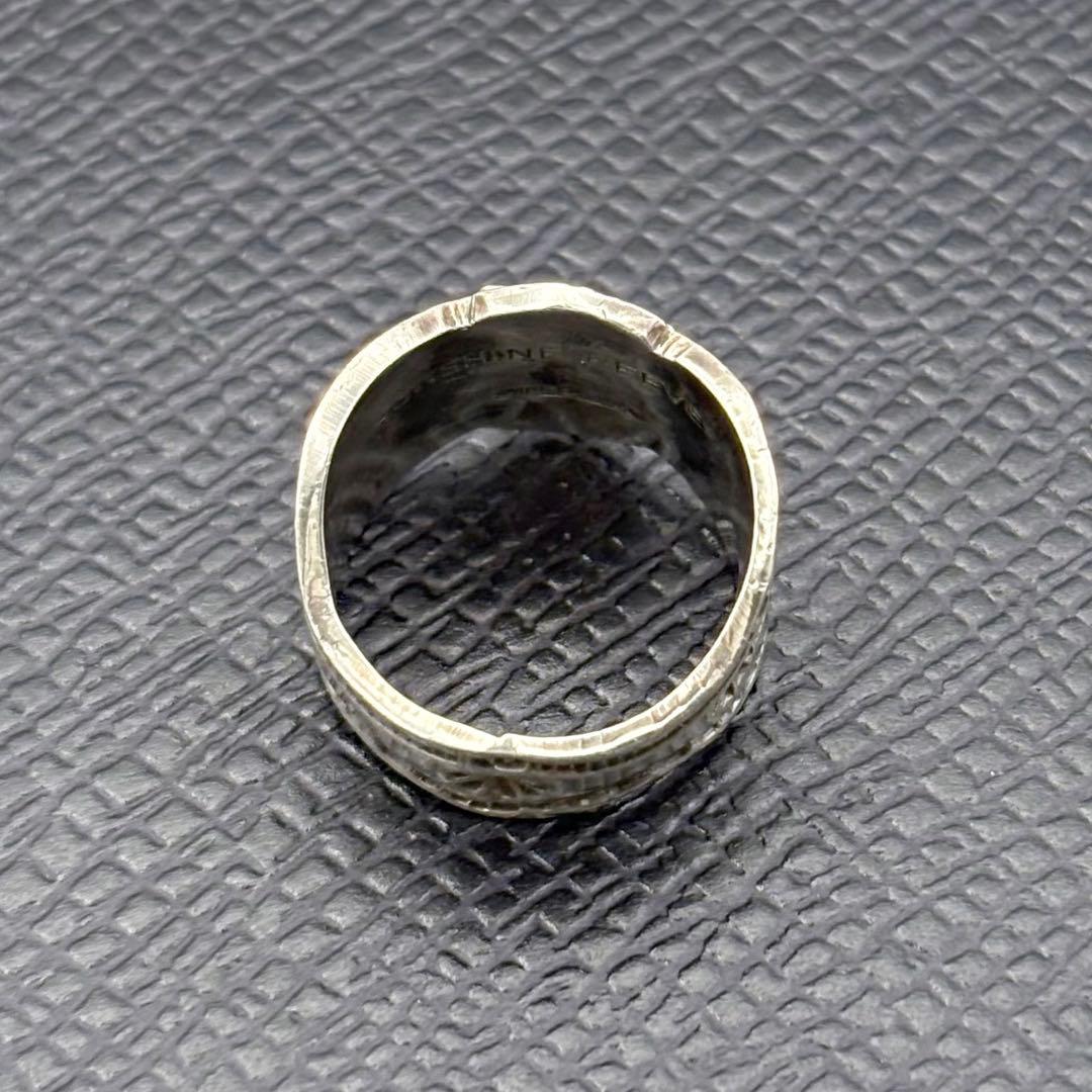 サンシャインリーブス スター スタンプワーク シルバー リング 12号 希少