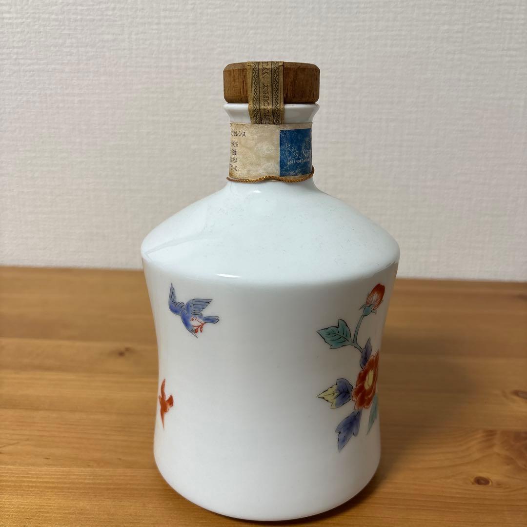 サントリーウイスキー　エクレンス　有田焼ボトル　陶器　未開封❶