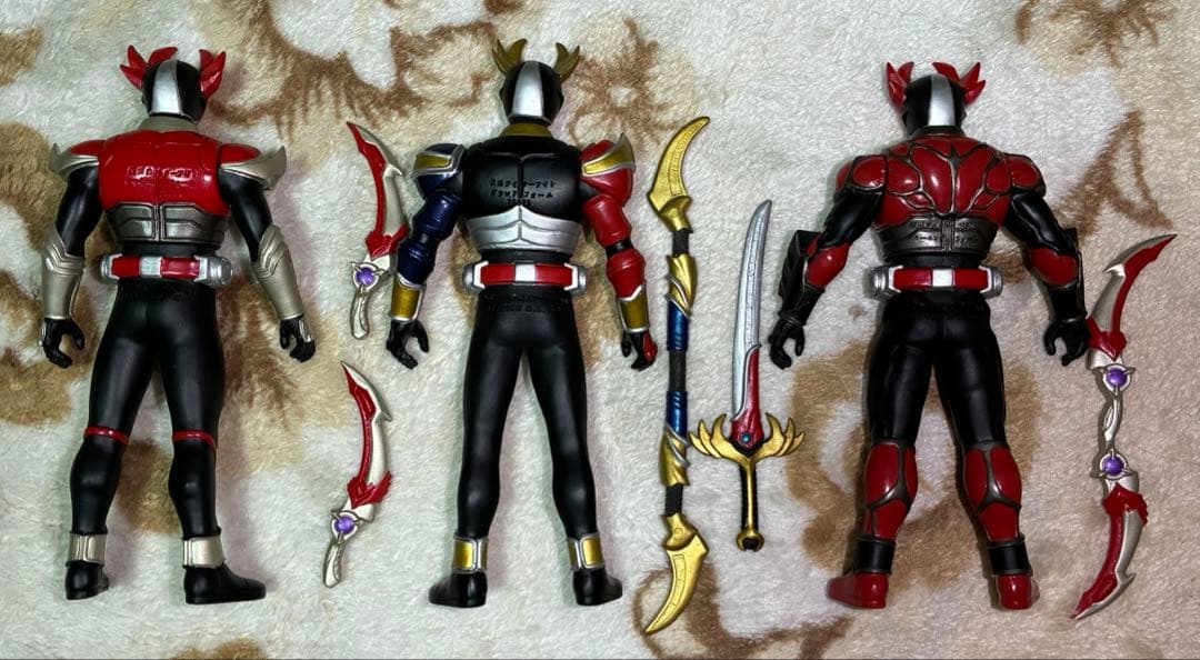 仮面ライダー アギト　ソフビ　武器ありセット　9種　まとめ売り