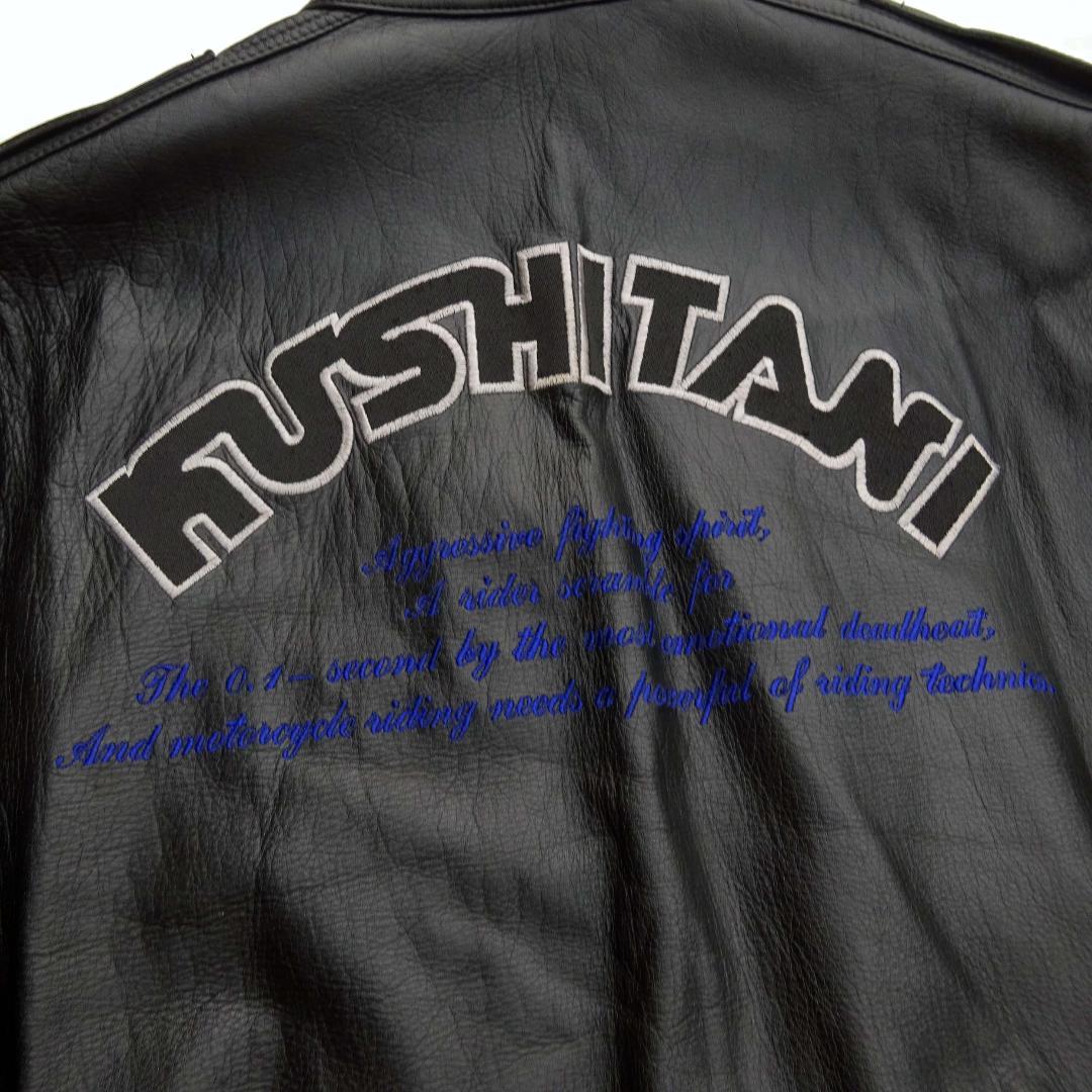クシタニ KUSHITANI バイクレザージャケット牛革レザーLL 背面ロゴ入り