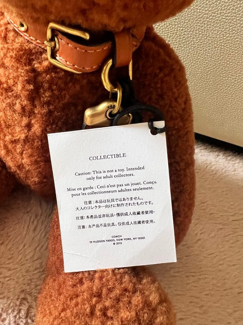 コーチ　COACH ベア　くま　ぬいぐるみ　新品未使用