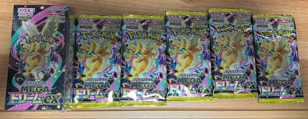 ポケモンカード MEGAドリームEX 1box 未開封 5パックセット