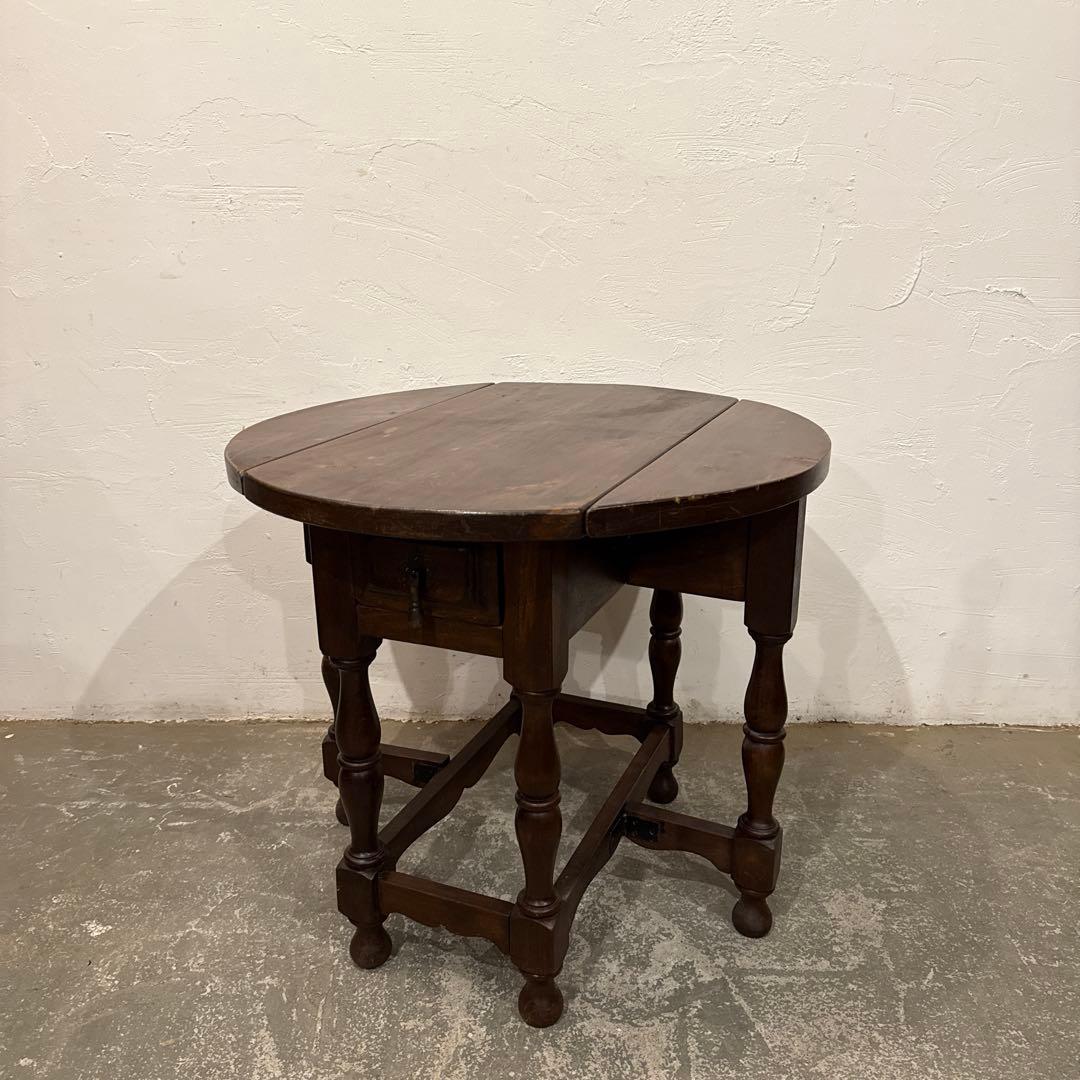 ビンテージ ドロップリーフテーブル ドロップサイドテーブル