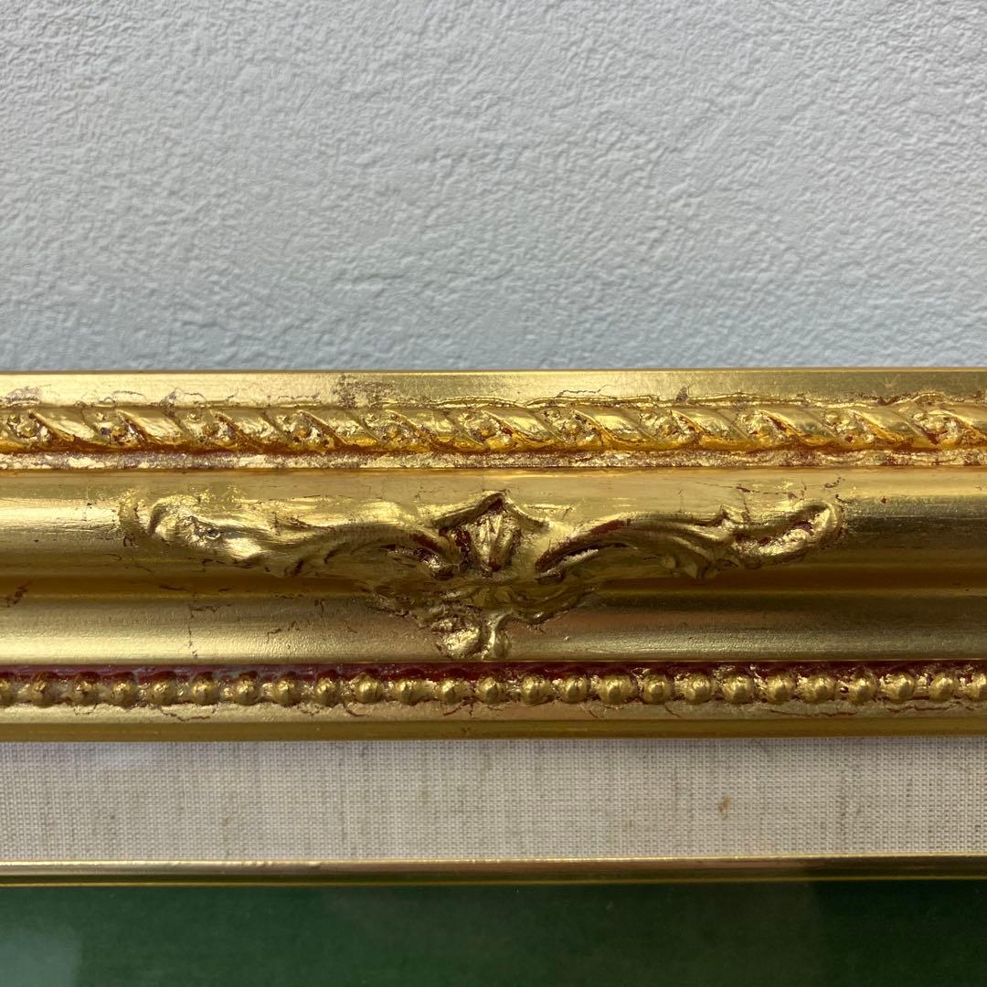 値下！未使用！額縁 金 ゴールド 油絵 アンティーク フレーム 木製 インテリア