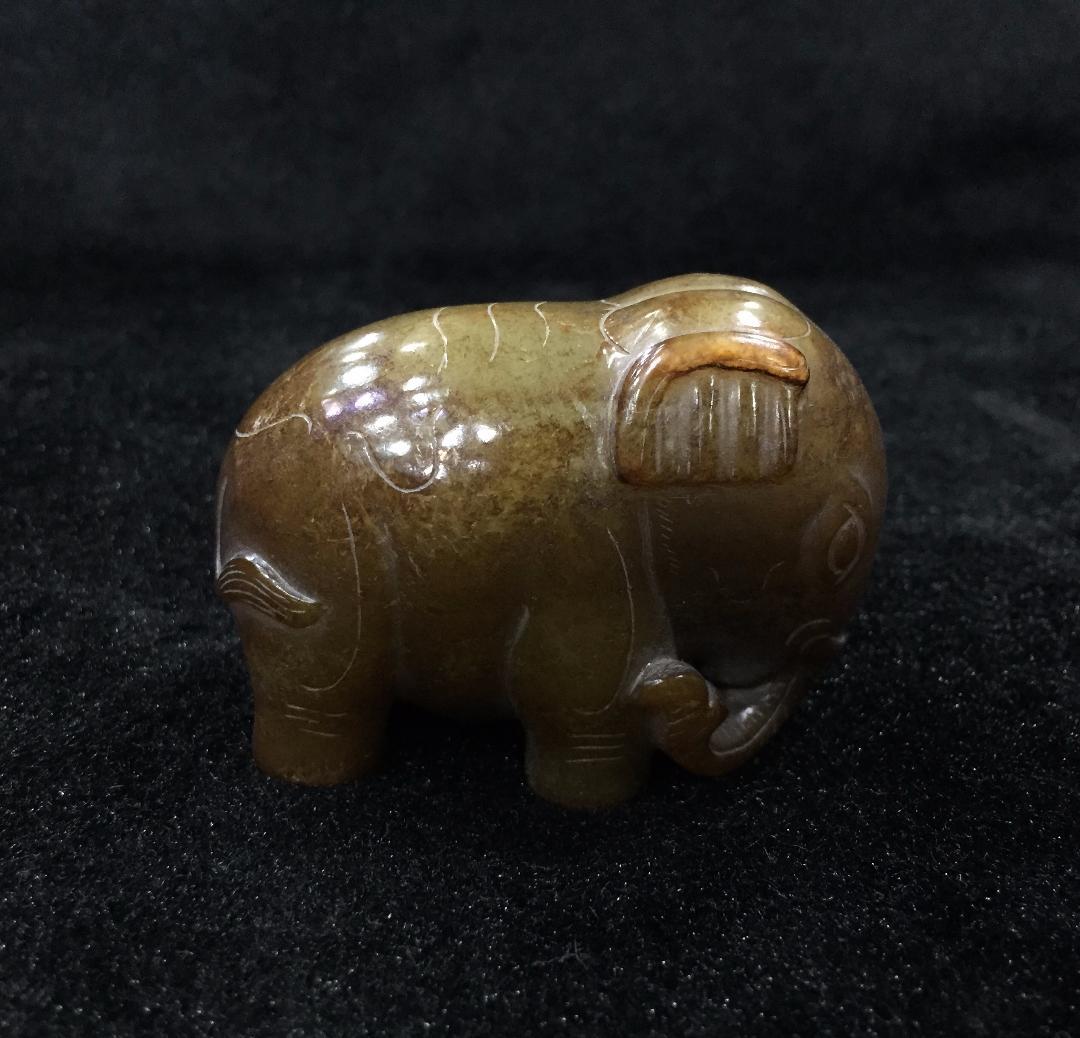 漢代 太平有象置物 古玉和田玉籽料 中国美術骨董工芸収蔵品