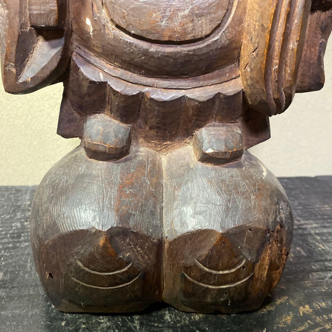 木彫正人作大黒天31cm17cm12cm