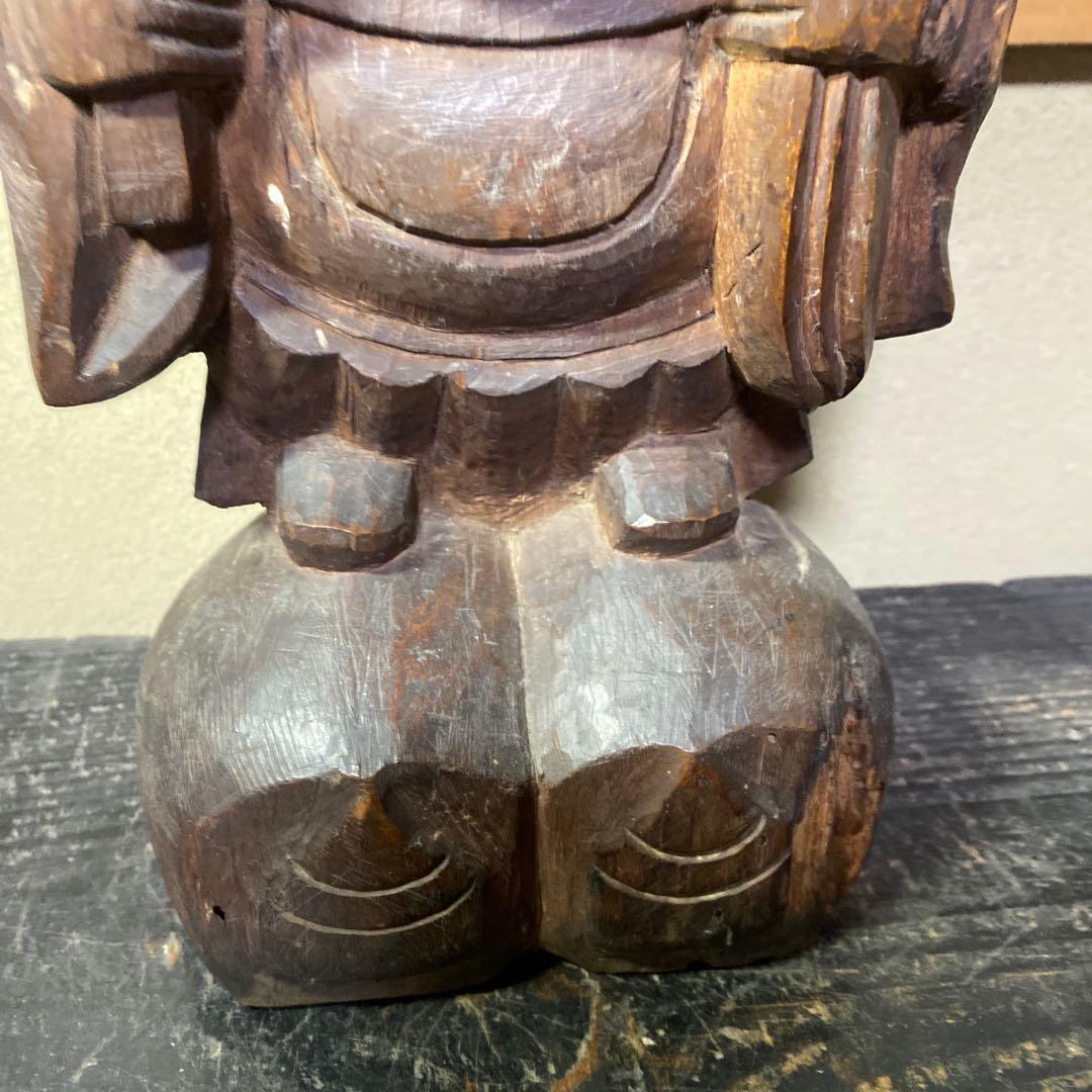 木彫正人作大黒天31cm17cm12cm