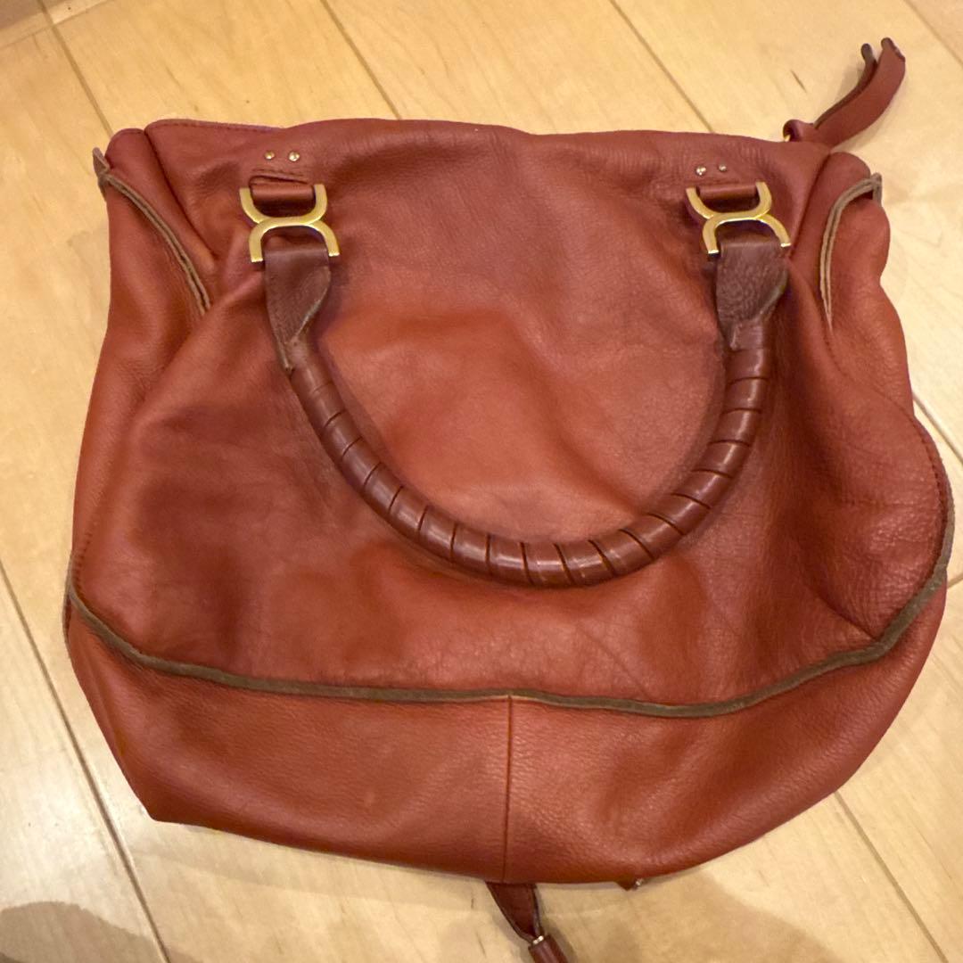 専用品Chloé Marcie クロエ　マーシー　レザーショルダーバッグ