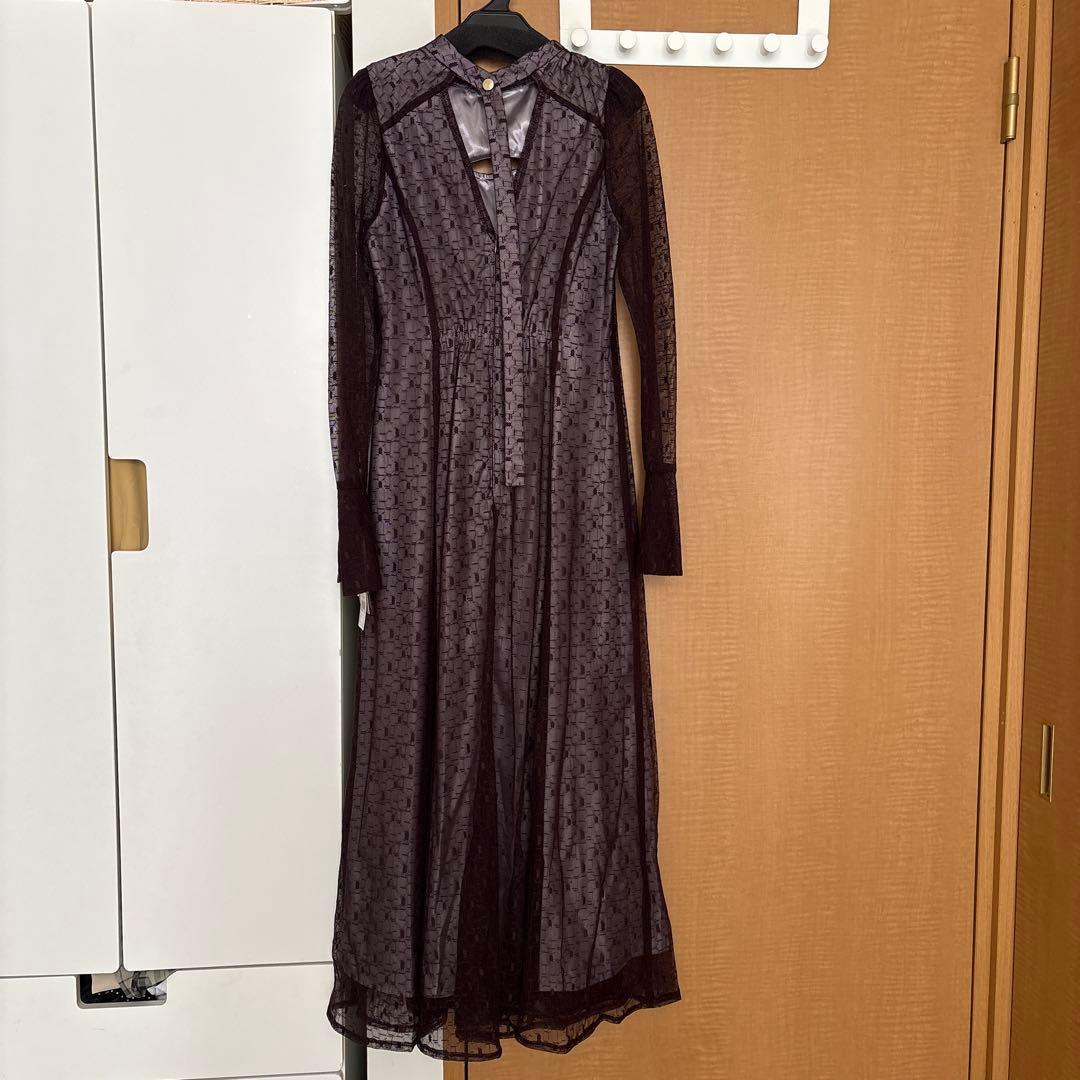 ANDRÉSD /back open geometric dress