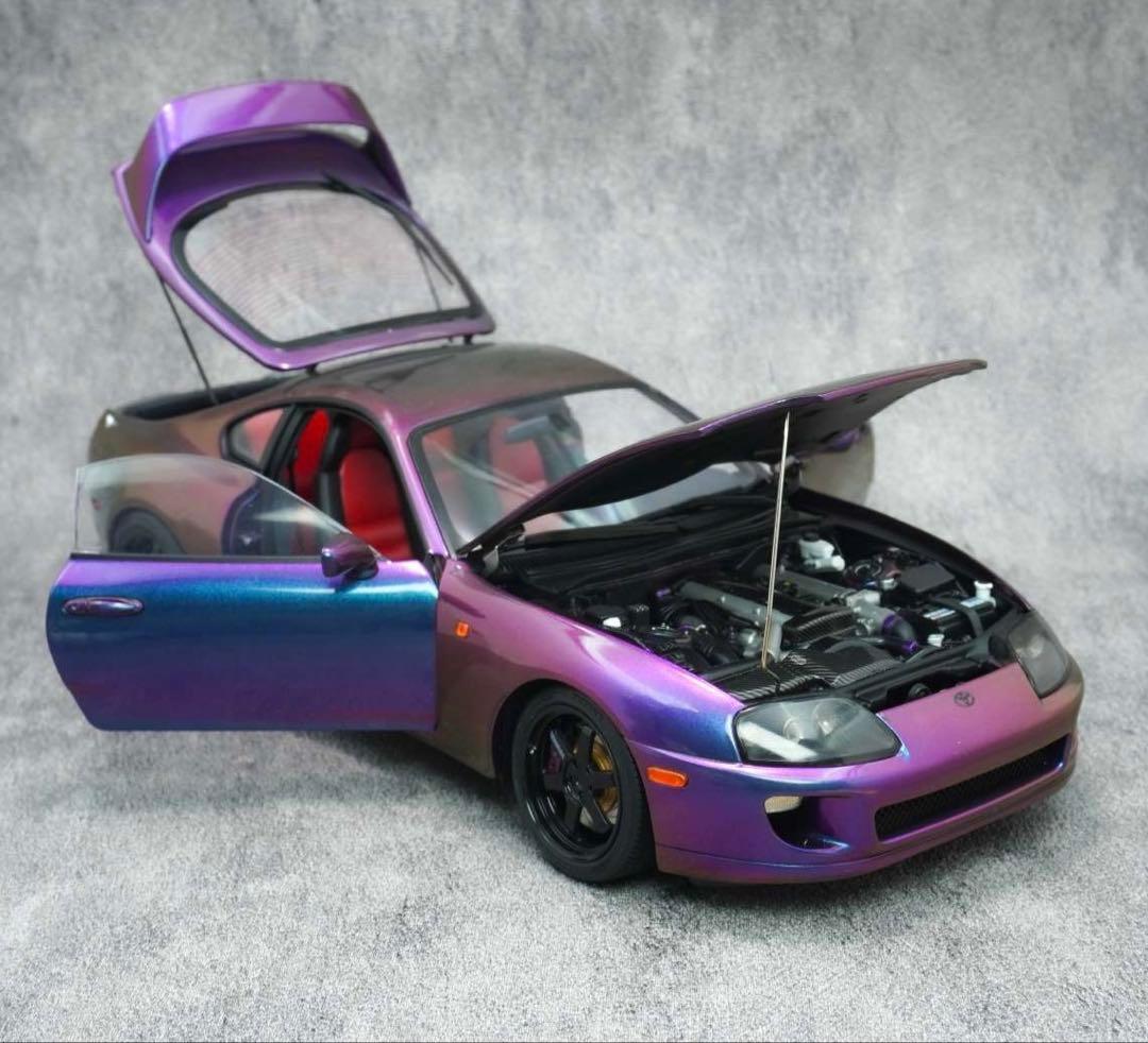 【新品】WhelArt 1:18 Toyota Supra A80 Purple