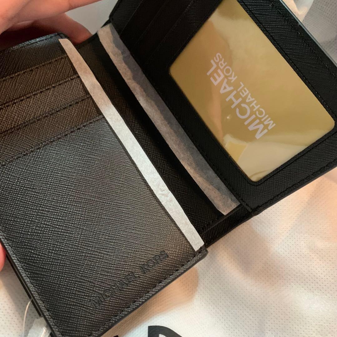 MICHAEL KORS 財布 黒 マイケルコース 2つ折り 新品 未使用
