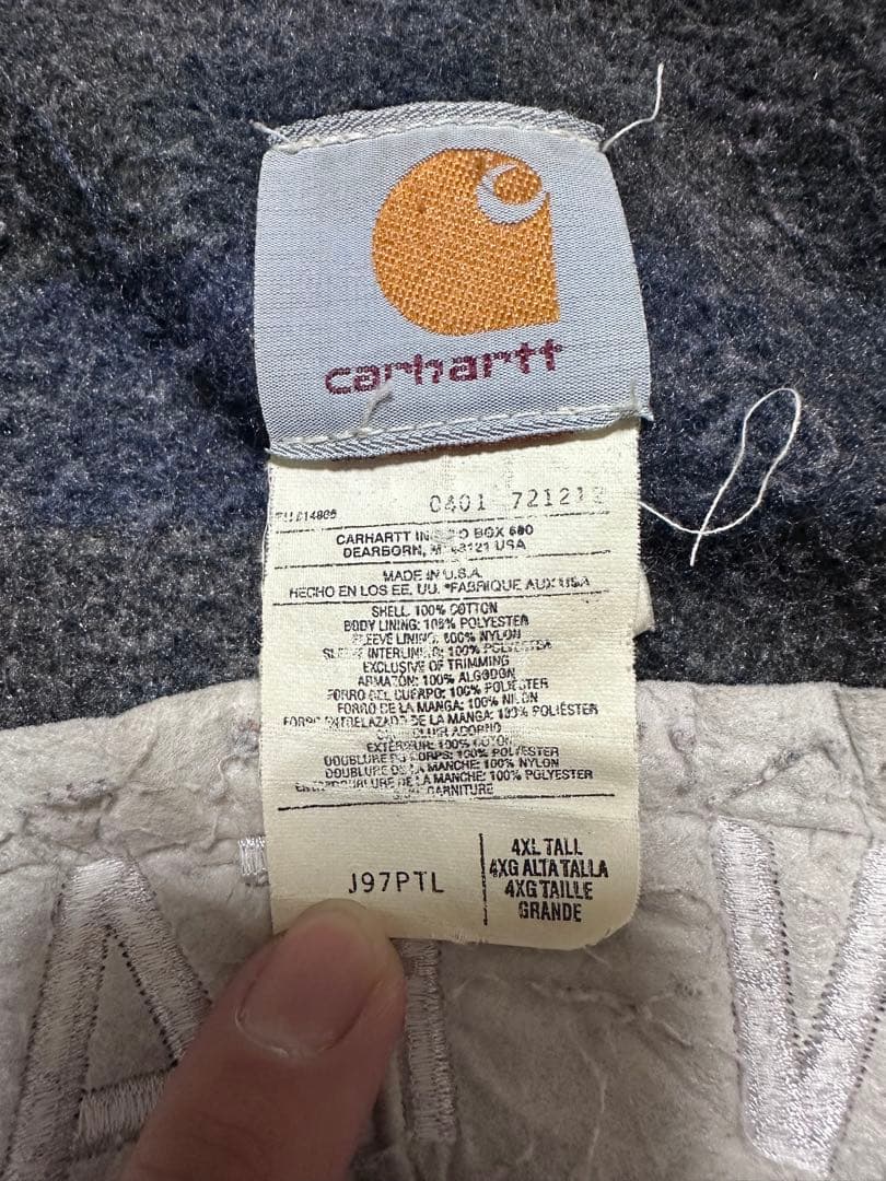 r*8様 希少　90's USA Carhartt デトロイトジャケット　J97