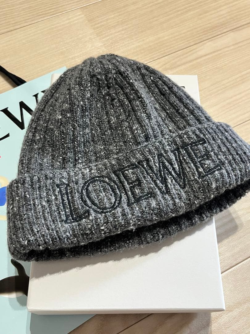 LOEWE ロエベ ニット帽 ビーニー ウール