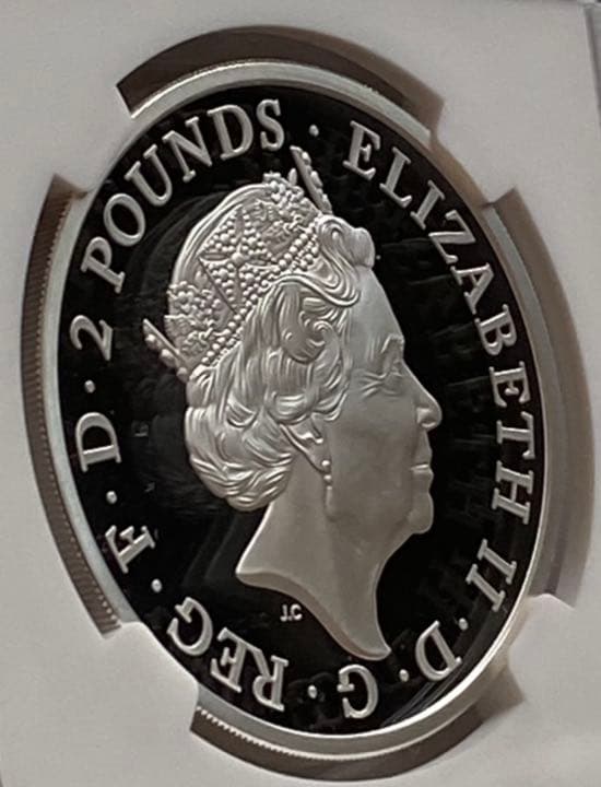 2021年 イギリス クイーンズビースト グリフィン PF70UC FR