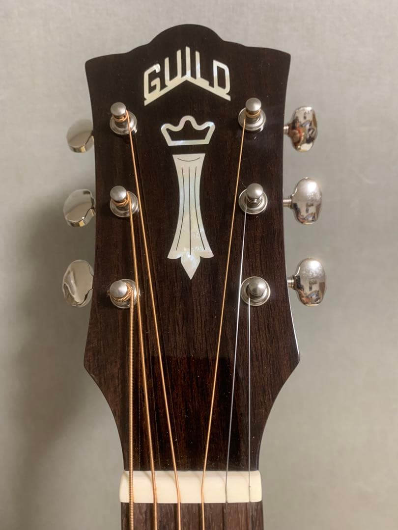 GUILD M-120 オール単板・マホガニー アコギ 底面にクリア浮きあり