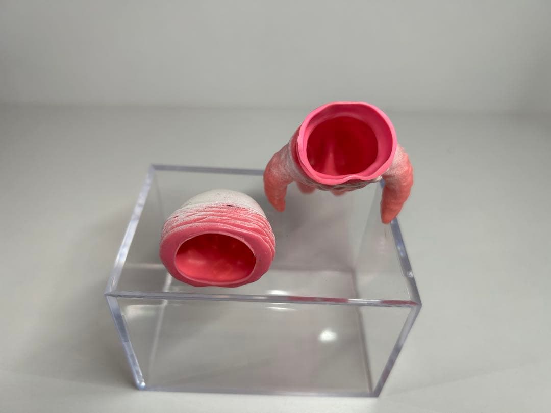 B*B様 ブルマァク　ザラブ星人　ミニサイズ　当時物　ソフビ ミニ　ピンク