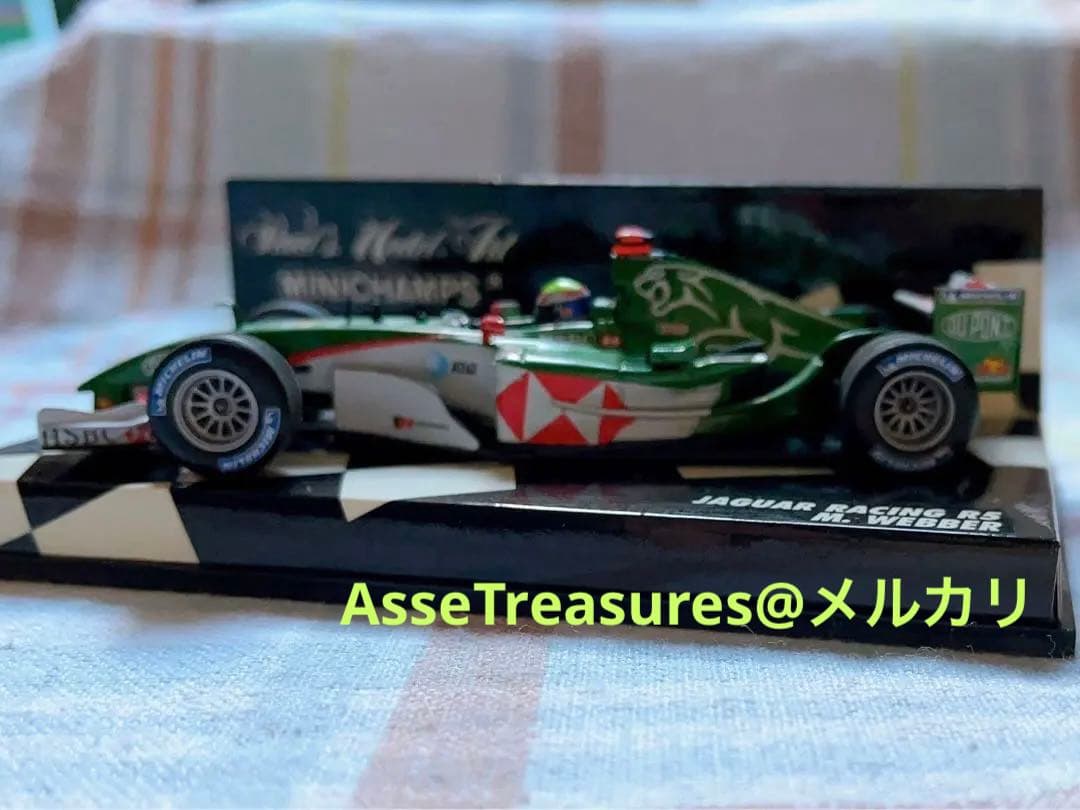 ミニチャンプス 1/43 ジャガー・R5・コスワース マーク・ウェバー 2004