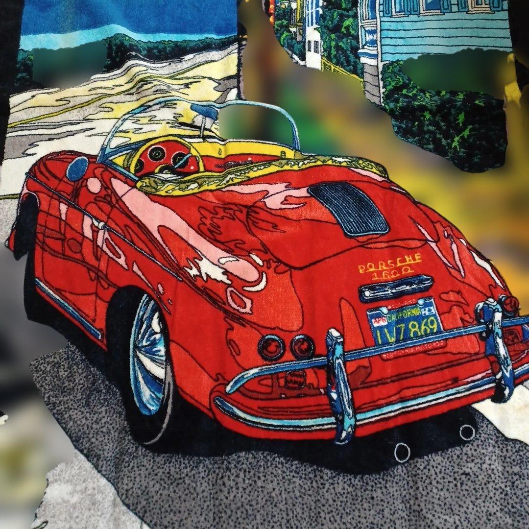 鈴木英人・ポルシェバスタオル　希少