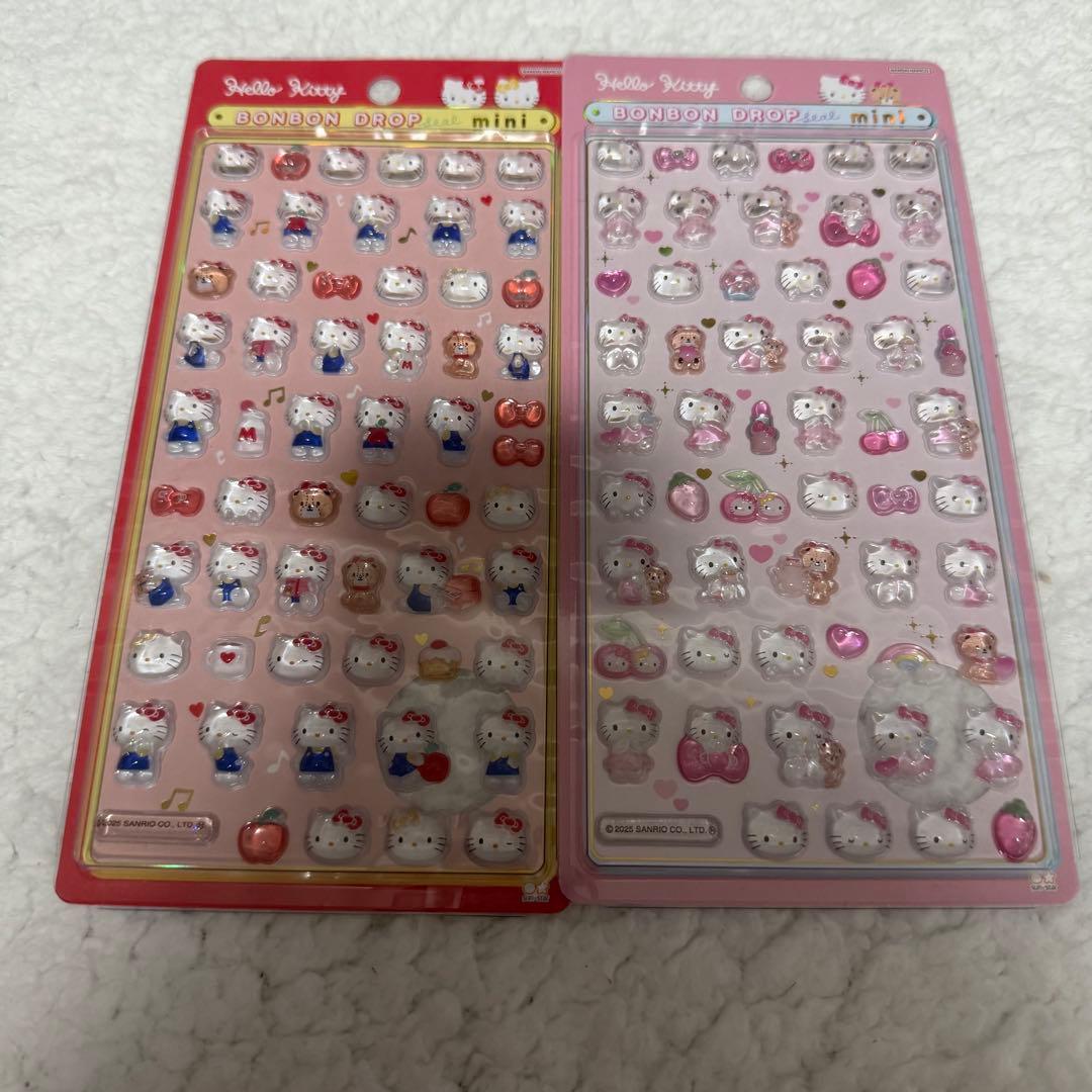 正規品　ボンボンドロップシール　サンリオ　ミニ　8種　コンプリート　セット