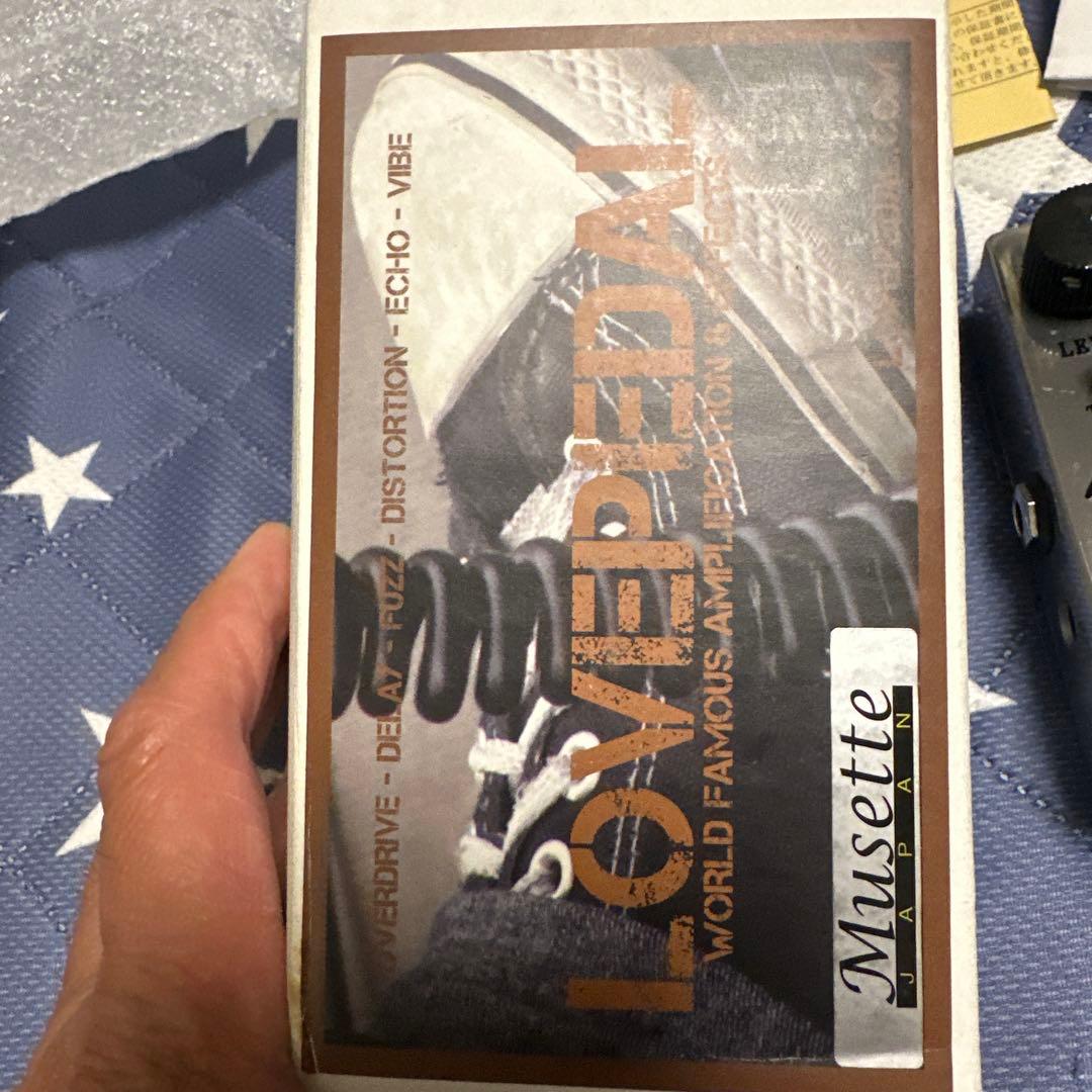 LovePedal Kalamazoo ギターエフェクターリハで1度使用
