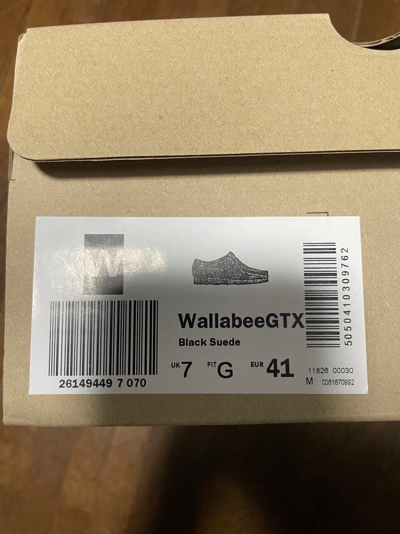 (美品)clarks wallabee GTX 25.5