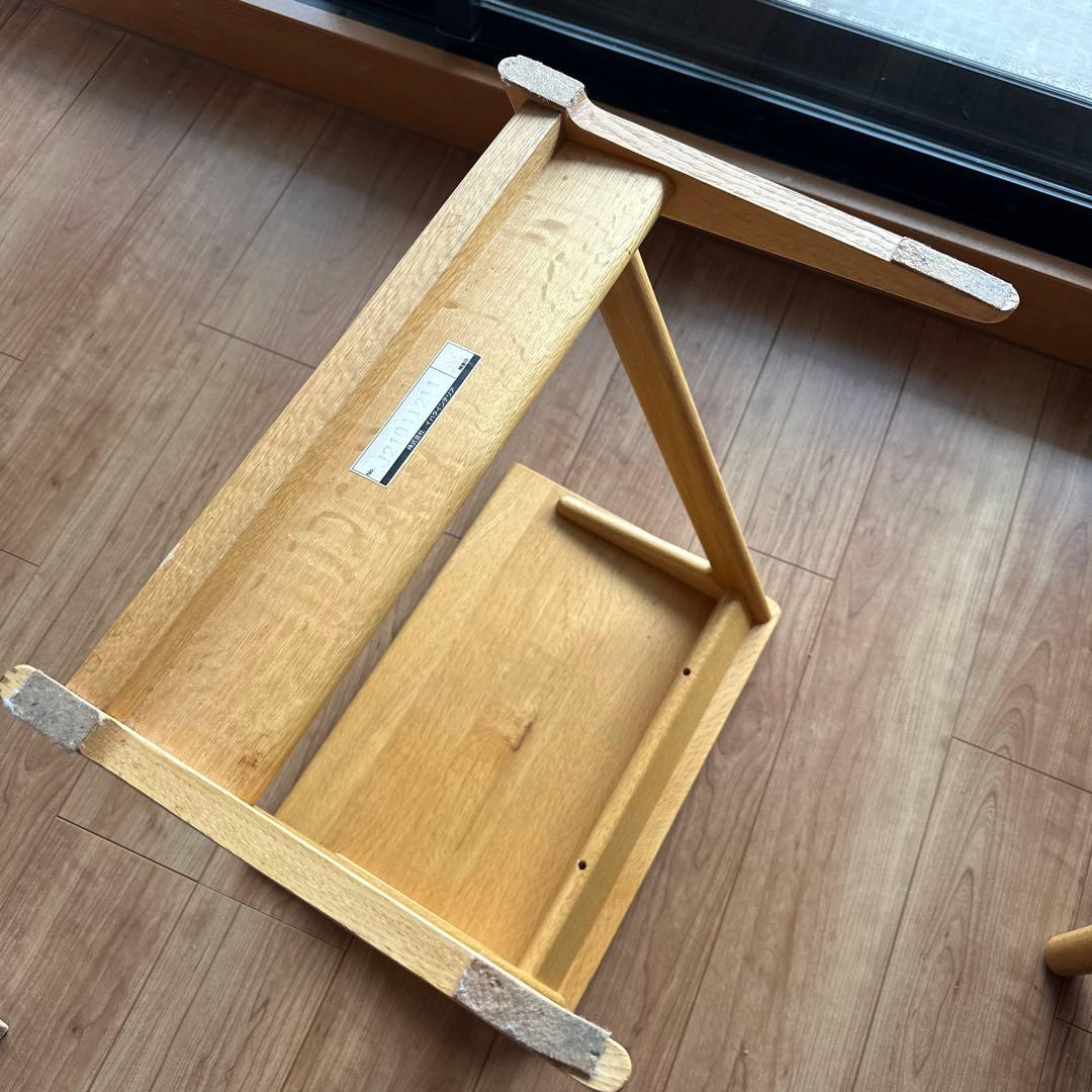 ナラ無垢材 サイドテーブル JOYSTYLE 天然木 ソファ用 北欧