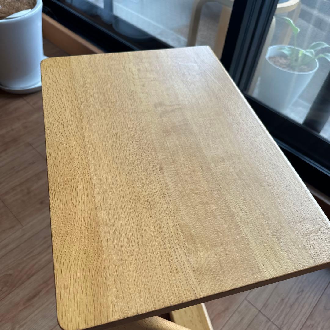 ナラ無垢材 サイドテーブル JOYSTYLE 天然木 ソファ用 北欧