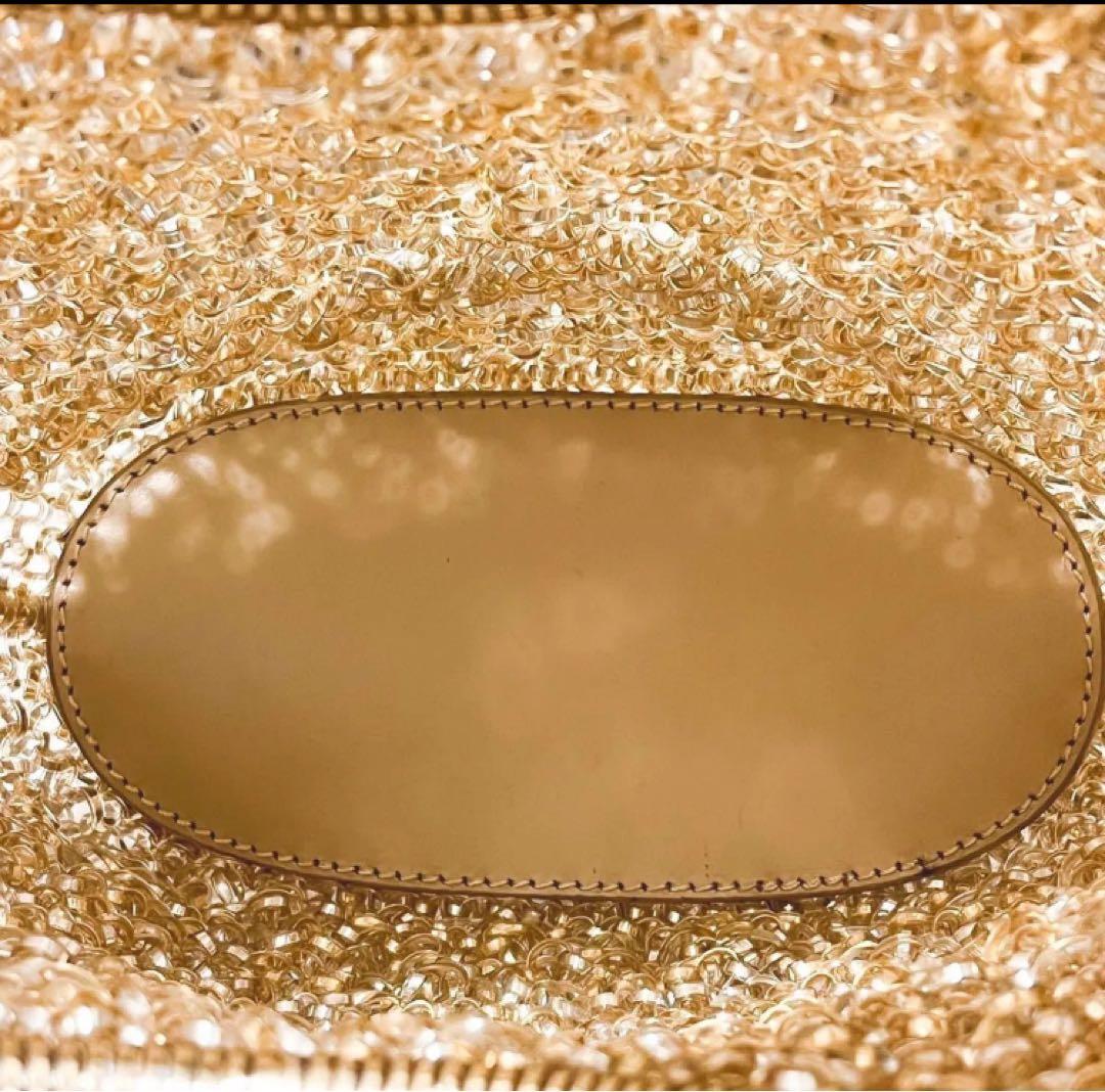 アンテプリマ バスケット シルバーゴールド ワイヤーバッグ