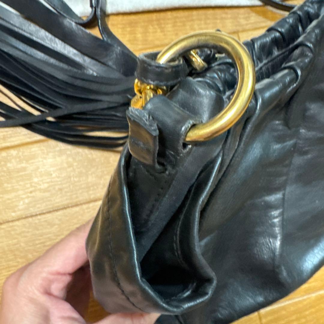 PRADA ブラック バッグ レザー