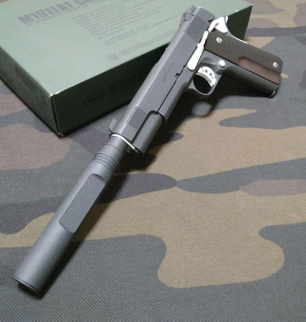 マルイ ガバメント M1911A1 スネークマッチ風 カスタム