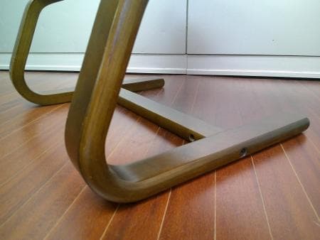 冨士ファニチア 本革 オットマン 角度２段階調整可 フジファニチア