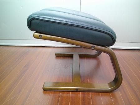 冨士ファニチア 本革 オットマン 角度２段階調整可 フジファニチア