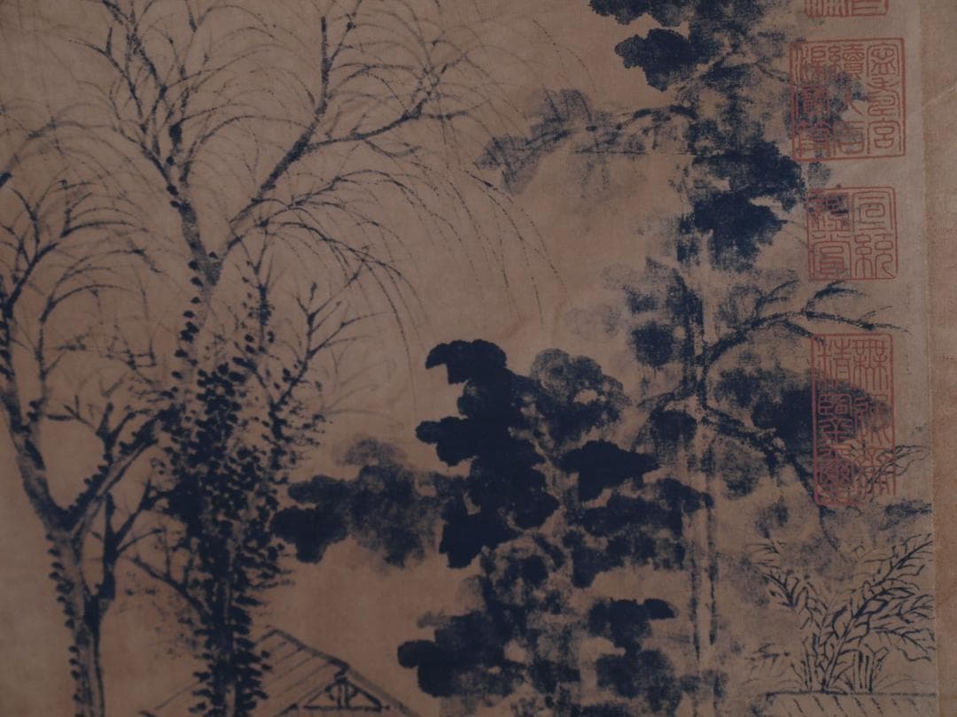 骨董市仕入れ品　中国清時代の肉筆掛軸　激安骨董品 DE761A6-2