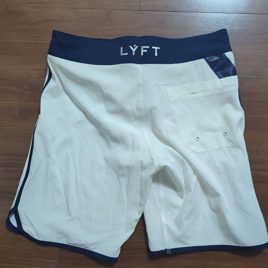 LYFT ステージショーツ Mサイズ ホワイト・ネイビー