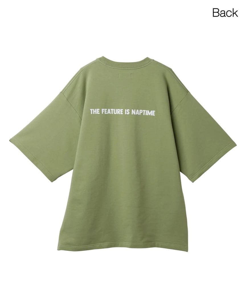 Naptime. プリントBIG Tシャツ KHAKI サイズM