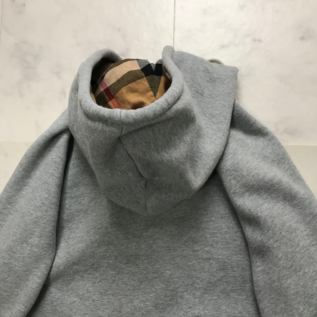 美品　現行　BURBERRY ノバチェック　ジップパーカー　XL