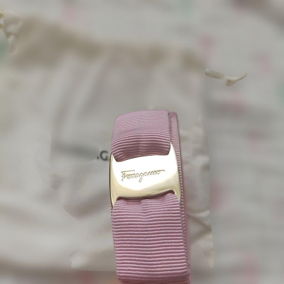 Ferragamo ピンク ヘアバンド