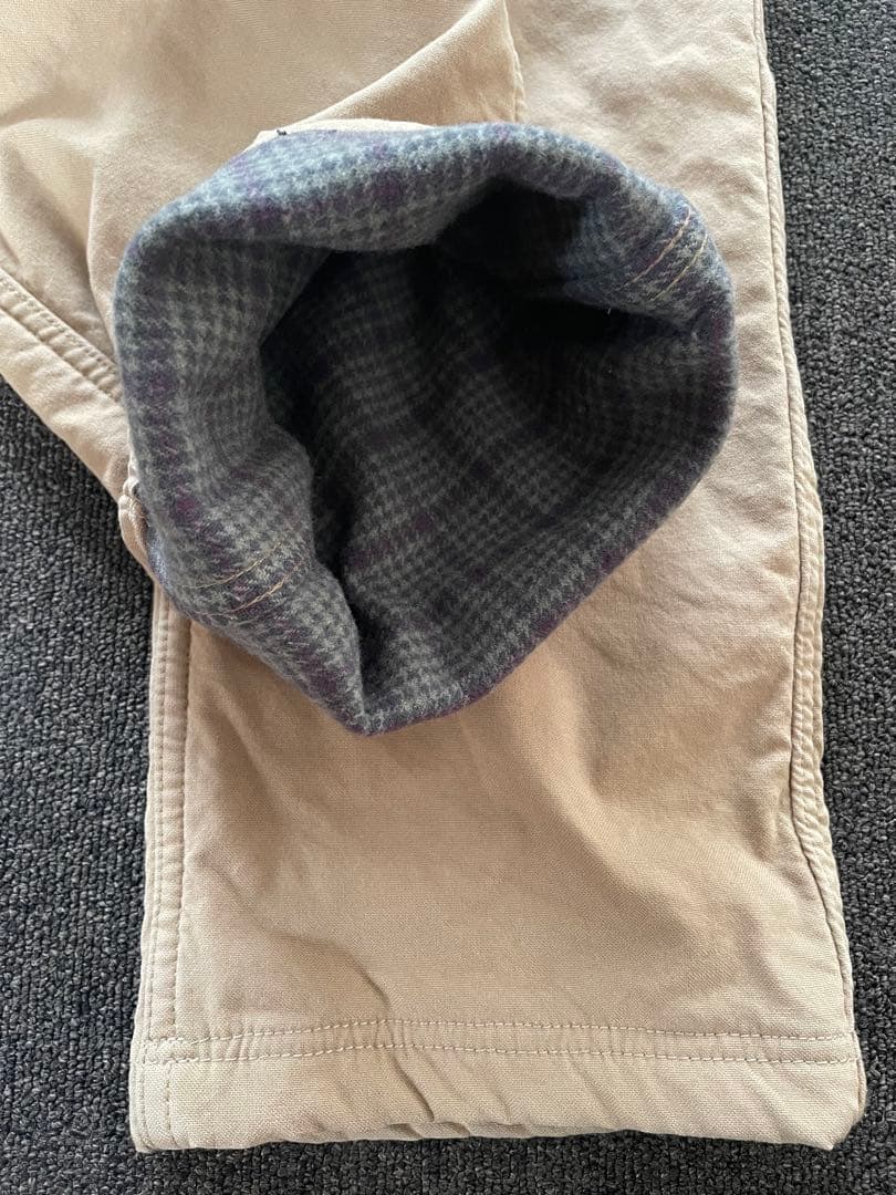 レア ノースフェイス 極暖パンツ チノパン ベージュ L