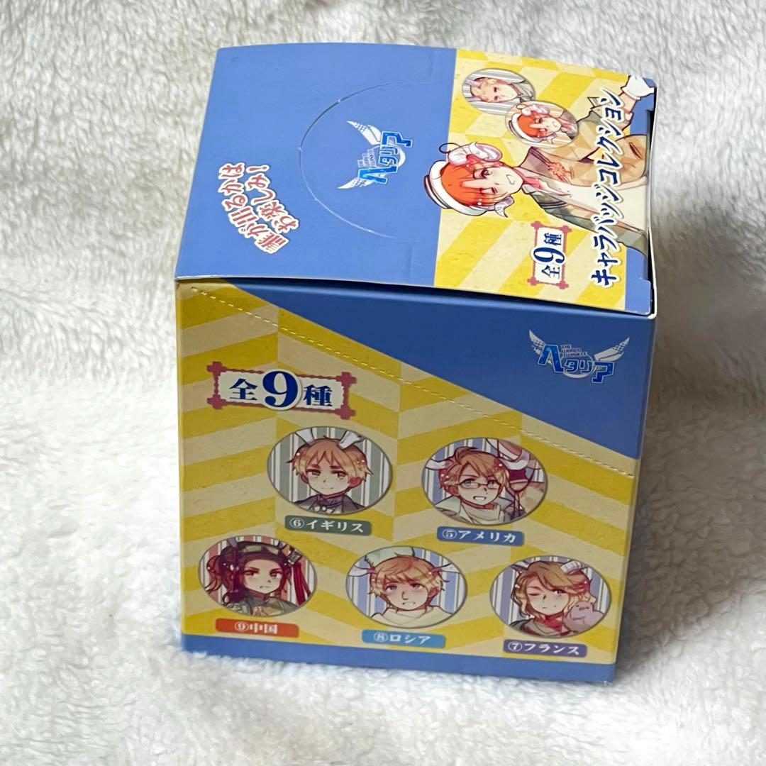 ヘタリア　つのたりあ　キャラバッジ　一箱（9個入り）
