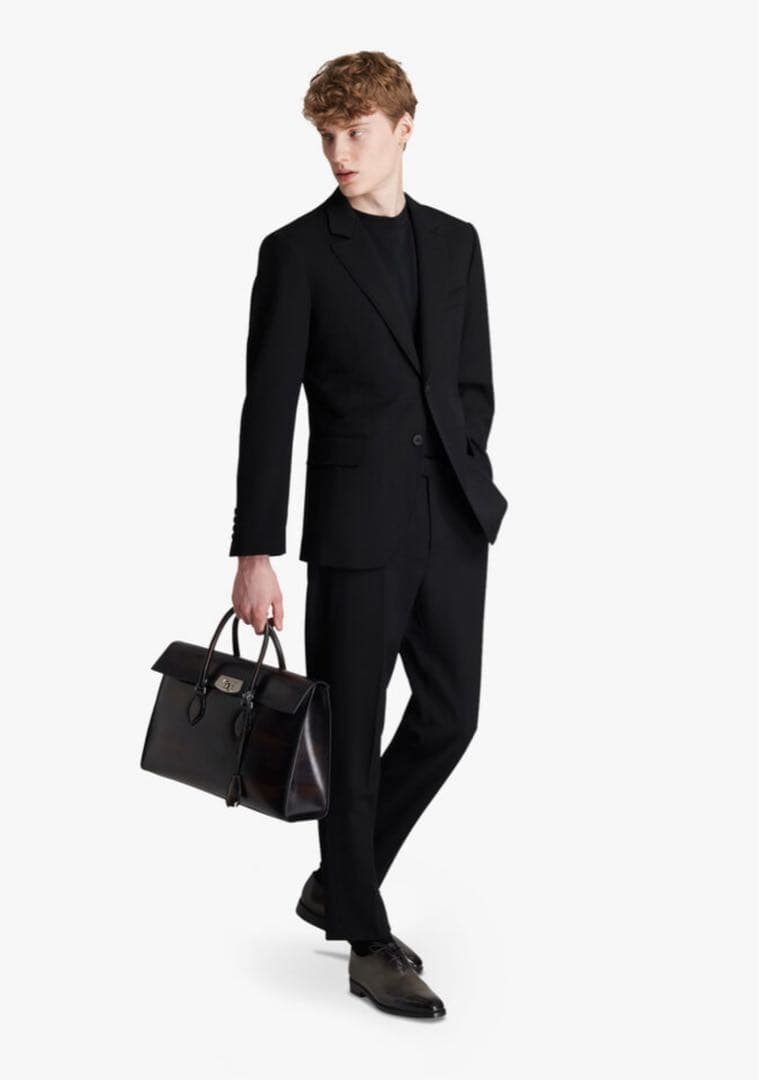 極美品 定価72.6万円 ベルルッティ エミーオ スクリットレザーブリーフケース