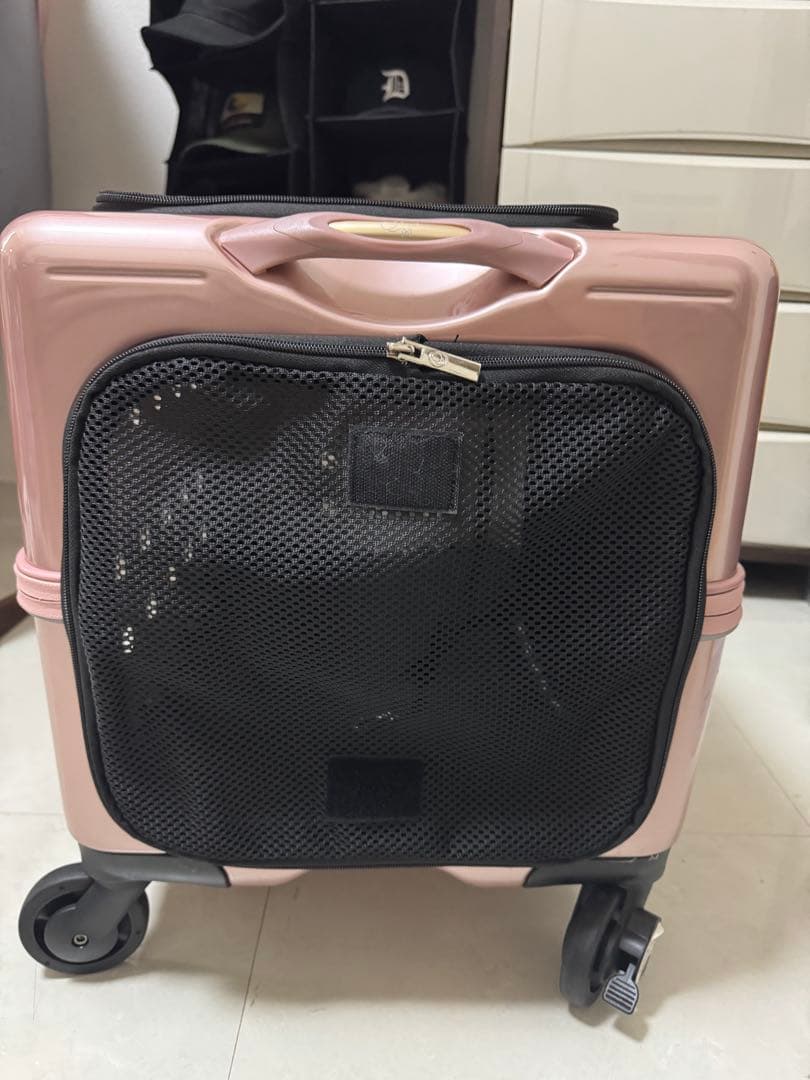 ルイアンドアグリ　Vehicle-L 中型ペットキャリー ピンク